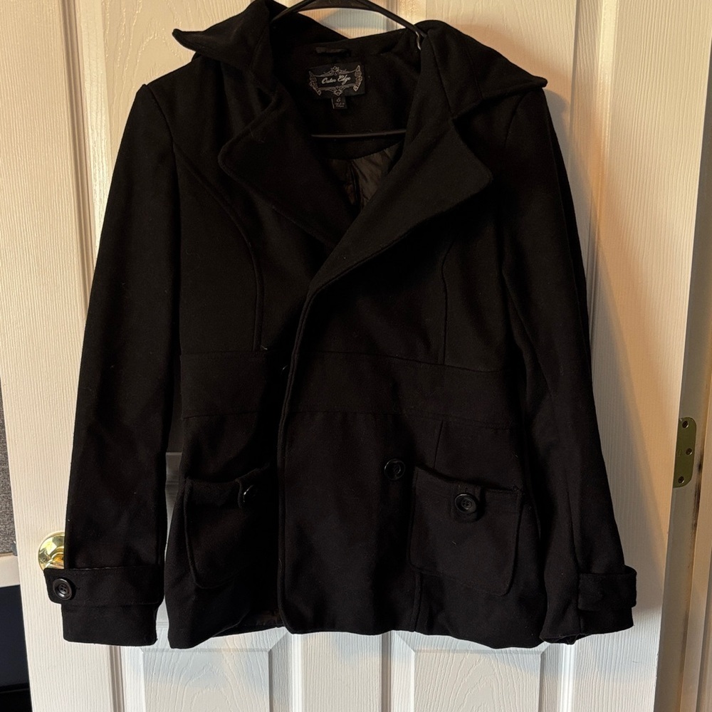 Hooded Pea Coat